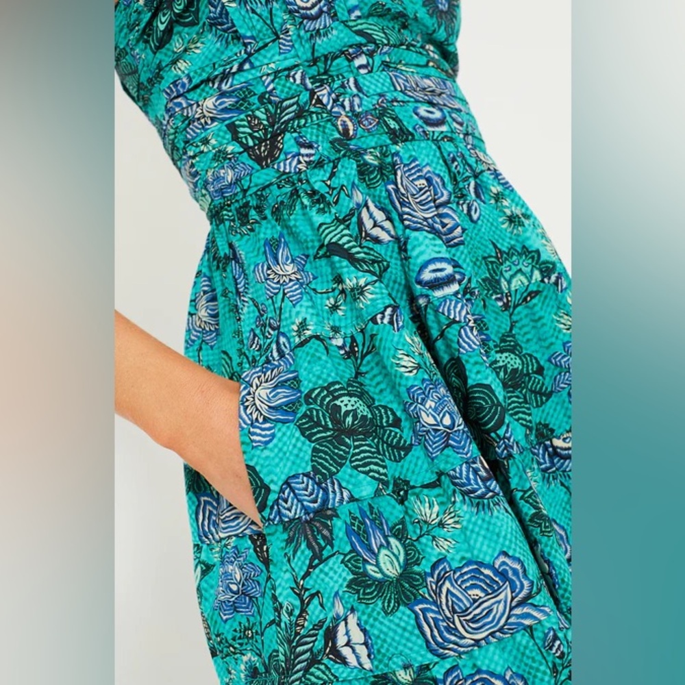 Ulla Johnson Ellie One‑Shoulder Midi Dress Jade - Picture 13 of 16